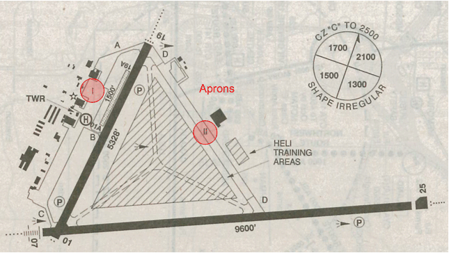 Aprons at Airports (Abbotsford), Langley Flying School.