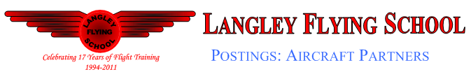 Langley Flying School Reading Reference, Postings: Aircraft Partners