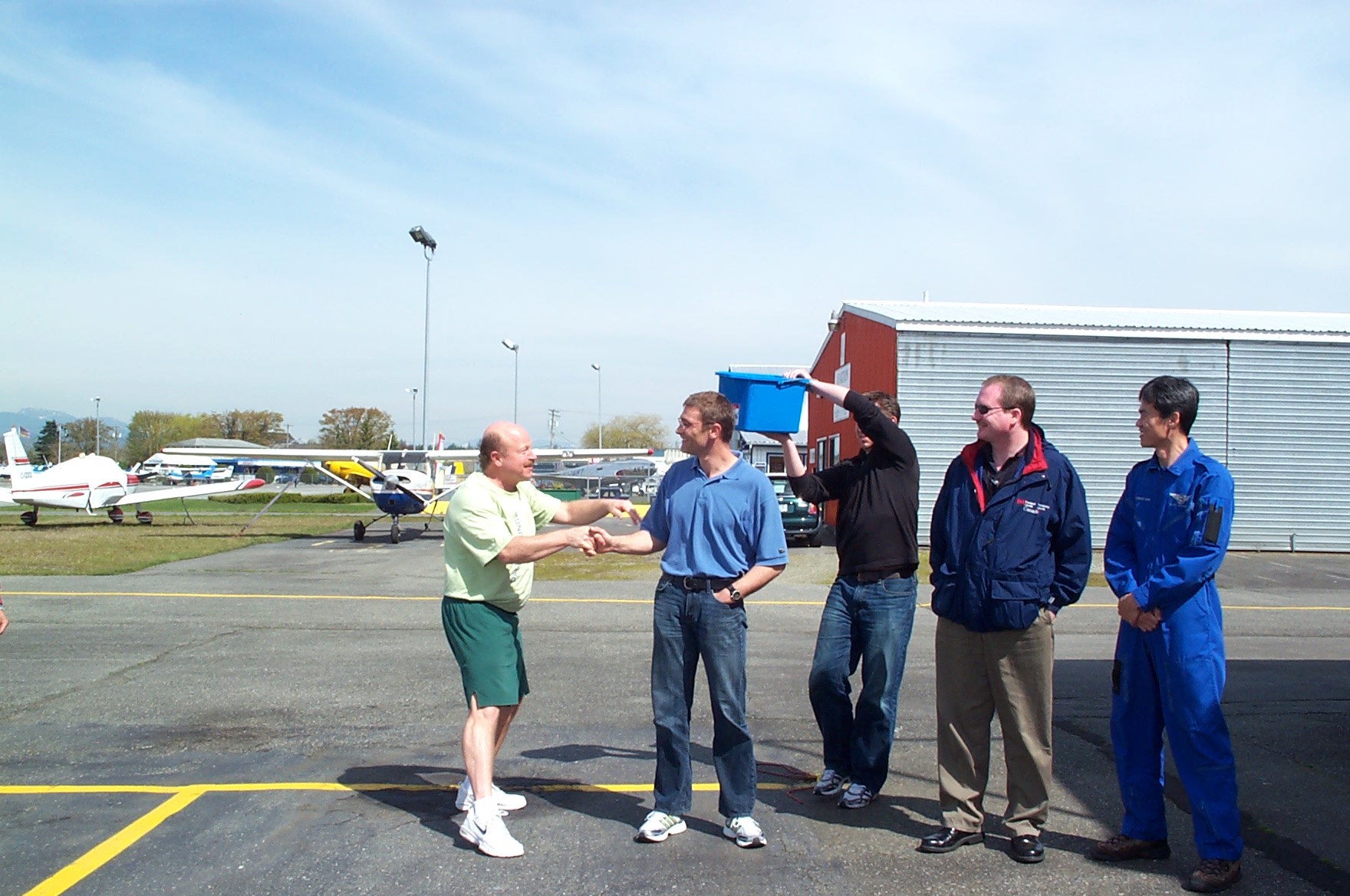 Beda Grunder, Flight Instructor, Langley Flying School.