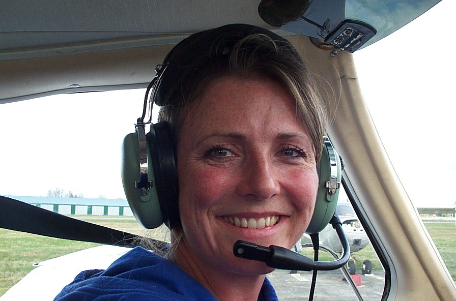 Congratulations to Katie deSousa who completed her First Solo Flight in Cherokkee GUKG on March 8, 2010. Congrats also to Katie's Flight Instructor, Naomi Jones. Langley Flying School.