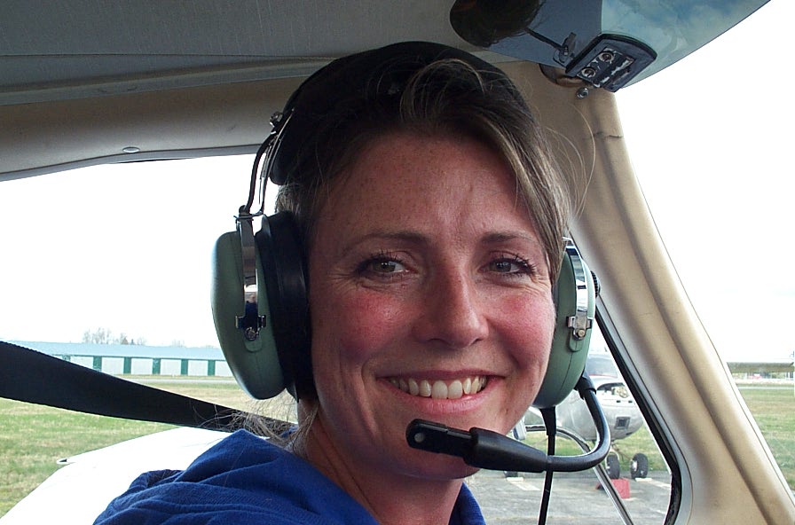 Congratulations to Katie deSousa who completed her First Solo Flight in Cherokkee GUKG on March 8, 2010.  Congrats also to Katie's Flight Instructor, Naomi Jones.  Langley Flying School.