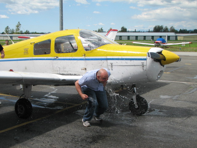 Flight Instructor Rod Giesbrecht, Congrats!  Langley Flying School