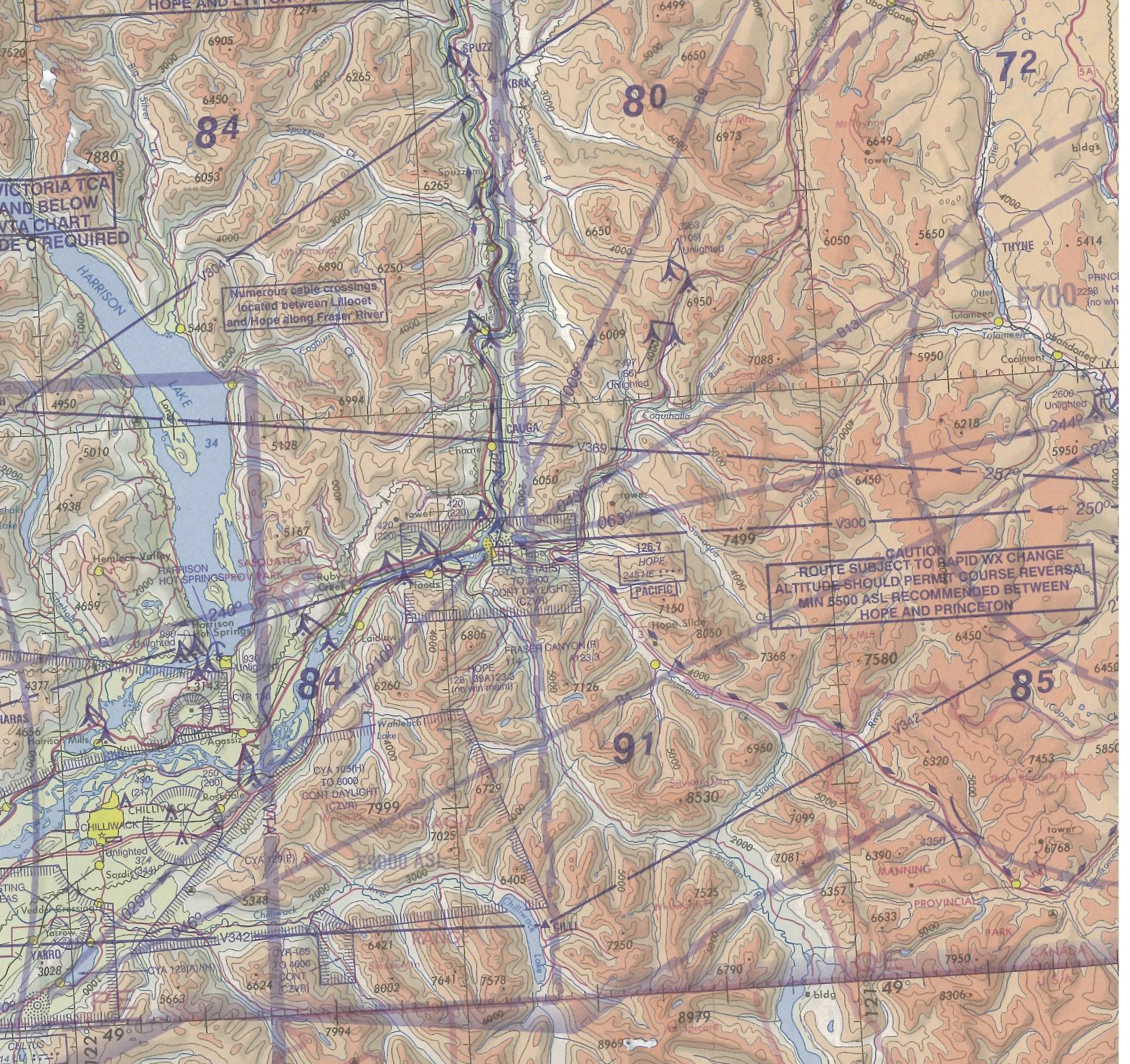 Map Room, Hope, Langley Flying School