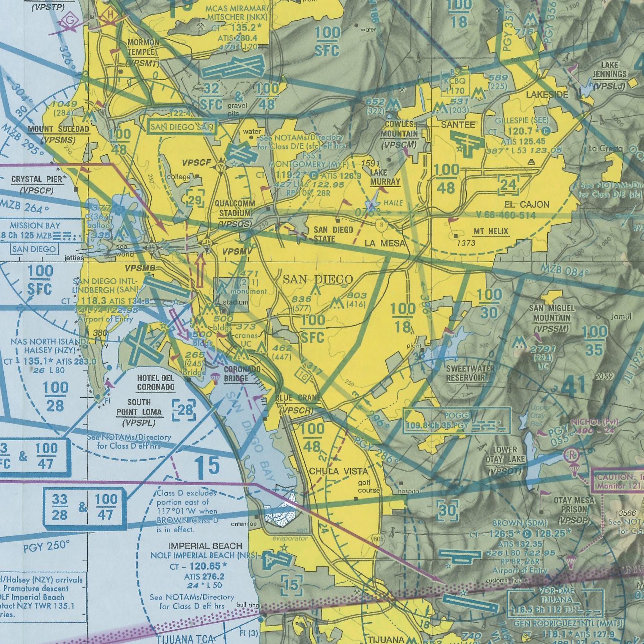Map Room, San Diego, Langley Flying School