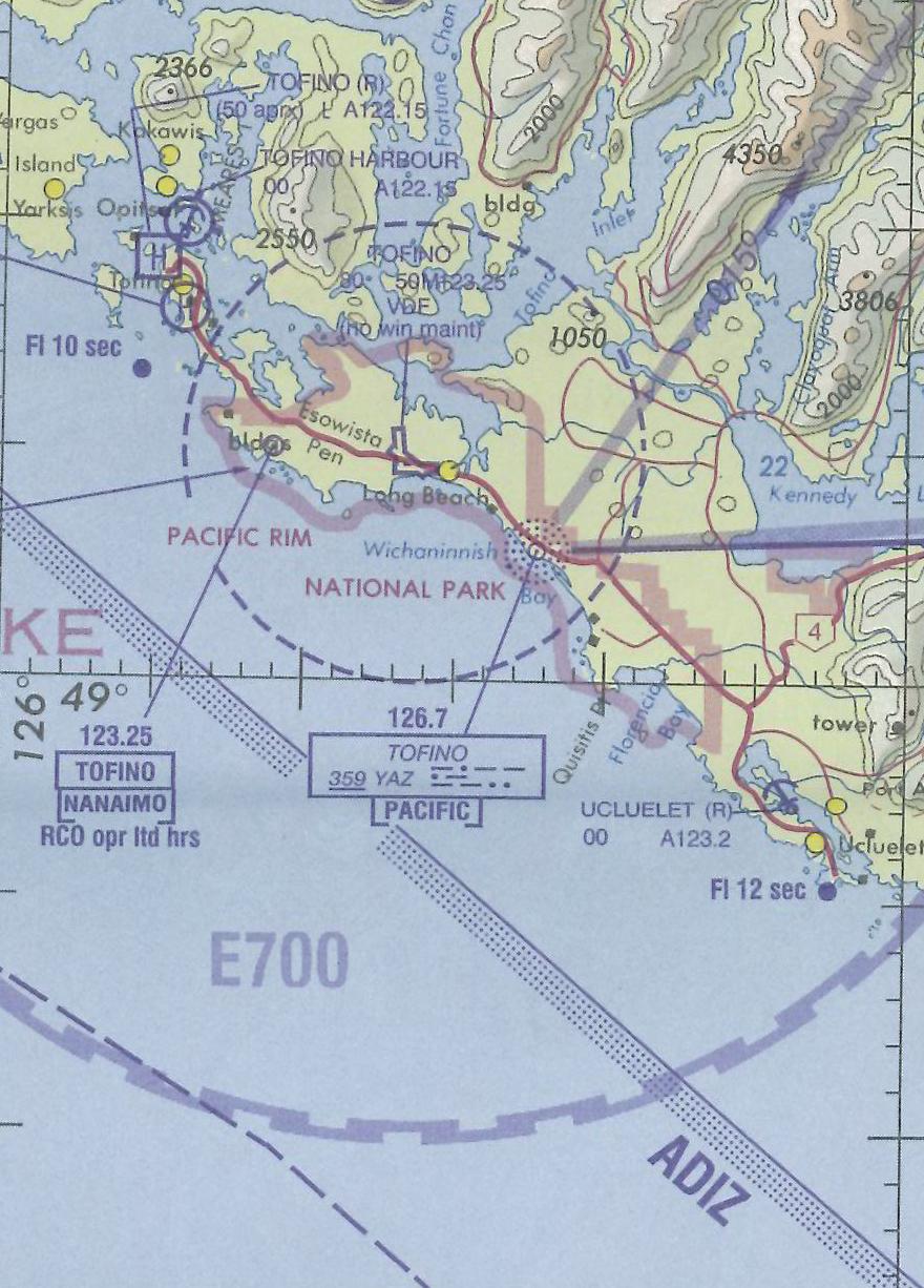 Tofino Airport, Langley Flying School