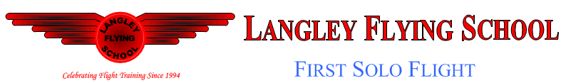 First Solo Flight, Langley Flying School