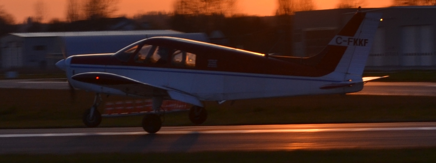 Laura Halliday, Langley Flying School.